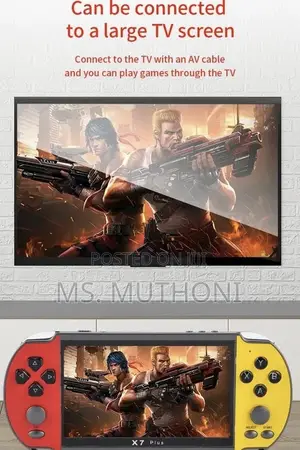 Generic X7 Plus Handheld Game Console Featuring a 5.1-Inch Hd Screen