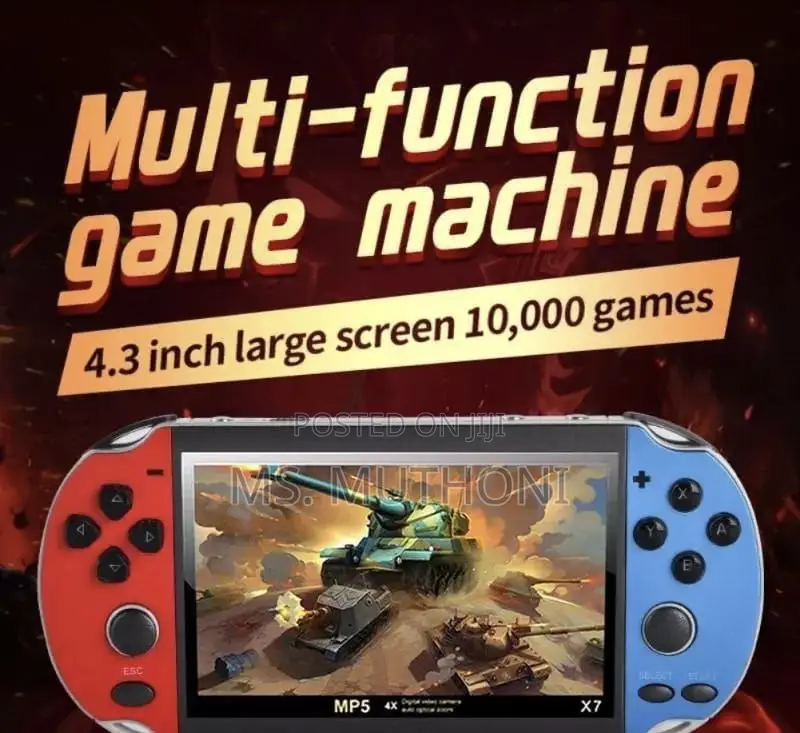 Generic X7 Plus Handheld Game Console Featuring a 5.1-Inch Hd Screen