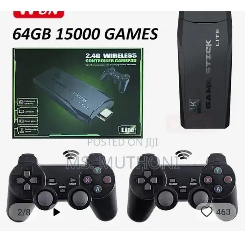 M8 Game Stick Lite Retro Gaming Console With 64gb of Storage