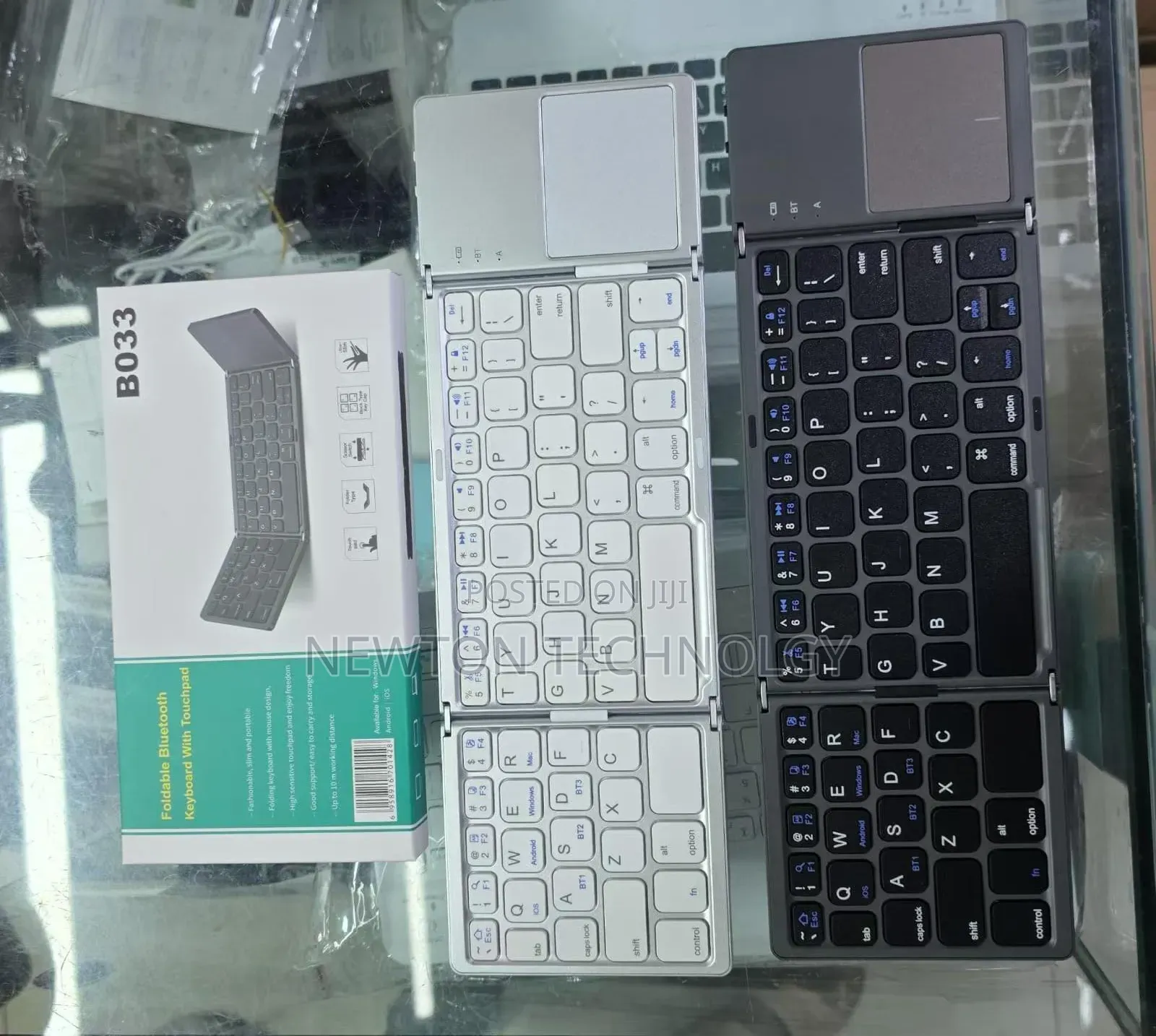 Three-Fold* Foldable Keyboard With Mouse Touchpad