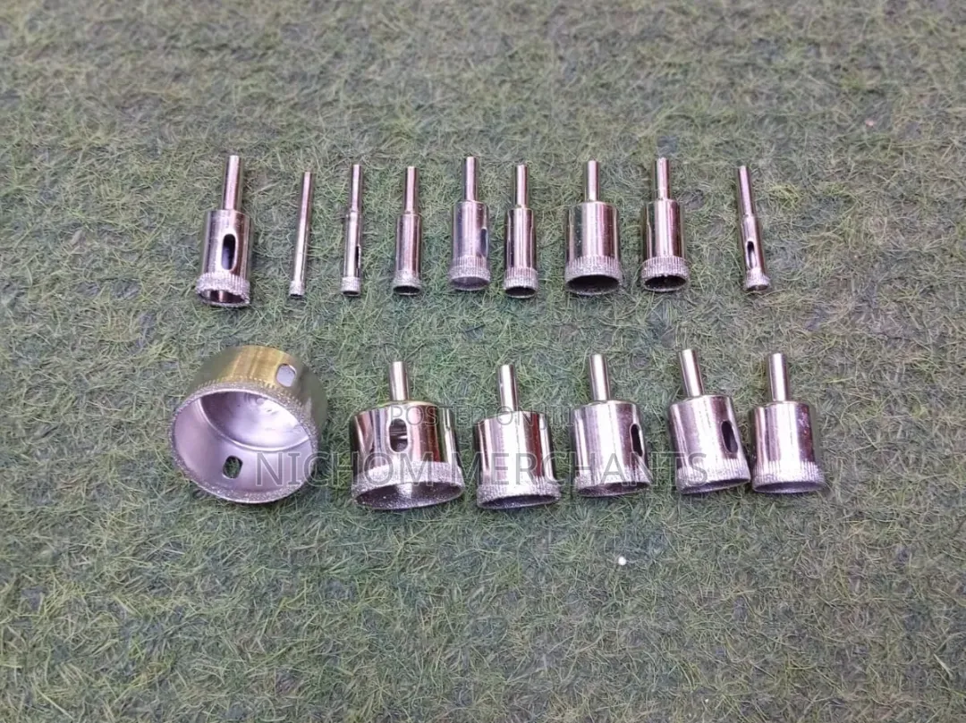 15pcs Diamond Glass Hole Saw Set/Diamond Hole Saw Drill Bit Set