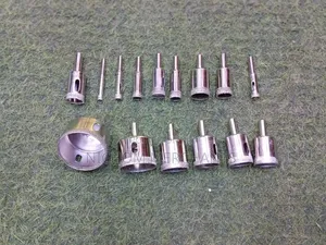 15pcs Diamond Glass Hole Saw Set/Diamond Hole Saw Drill Bit Set