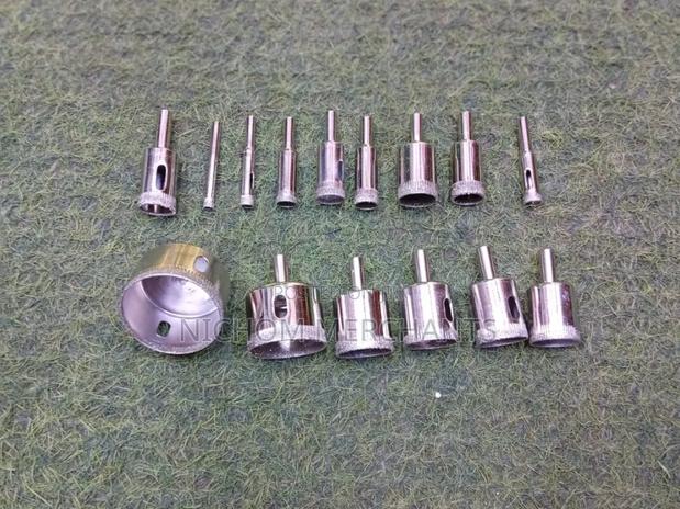 15pcs Diamond Glass Hole Saw Set/Diamond Hole Saw Drill Bit Set