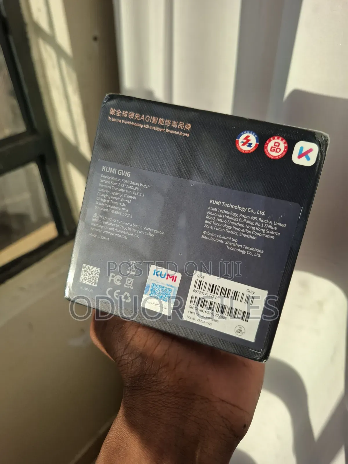 Kumi Gw6 1.43" Amoled Smartwatch