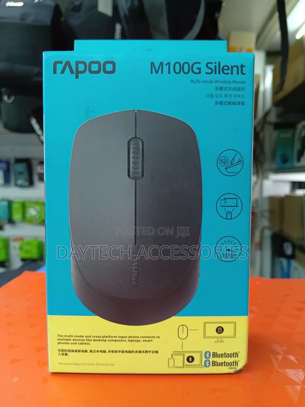 Rapoo M100g Wireless Optical Silent Bluetooth Mouse - thumbnail 2