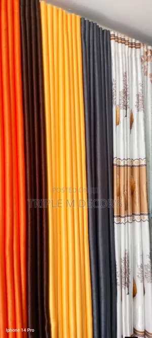 Premium Double Fabric Window Curtains