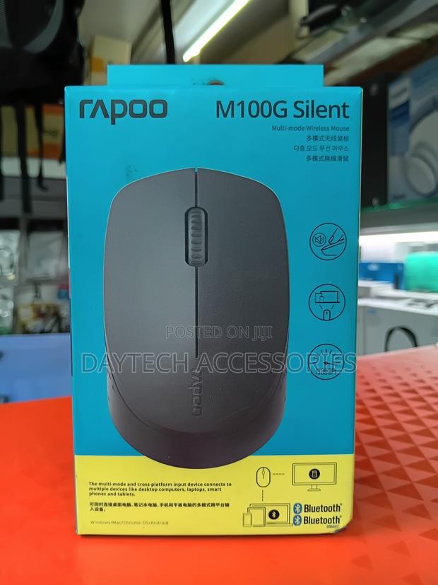 Rapoo M100g Multi Device Silent Bluetooth Mouse(Bt3.0+Bt4.0+Usb)
