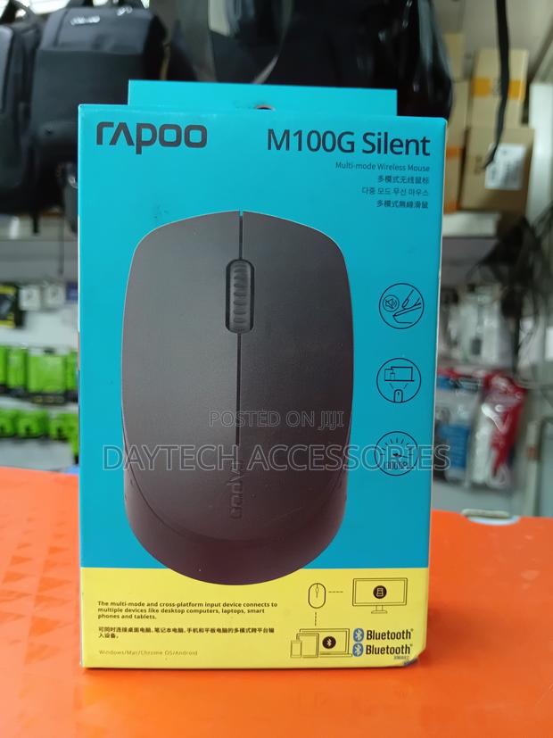 Rapoo M100g Multi Device Silent Bluetooth Mouse(Bt3.0+Bt4.0+Usb) - thumbnail 2