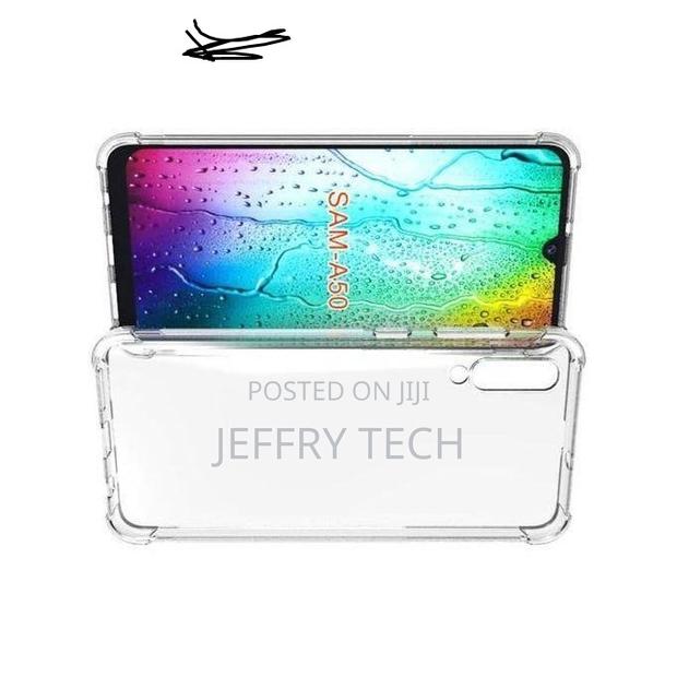 Samsung Galaxy A50 Flexible Clear Transparent Soft Tpu Back Case Cove - thumbnail 2