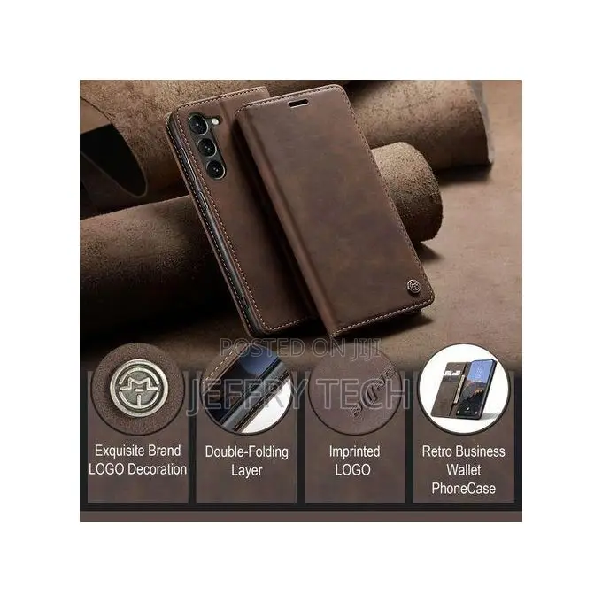 Samsung Galaxy S20 Leather Flip Cover Caseme