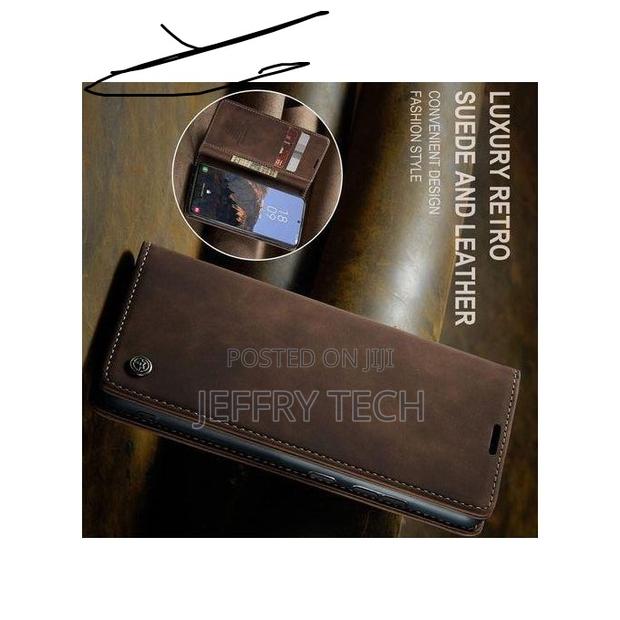 Samsung Galaxy S20 Leather Flip Cover Caseme - thumbnail 2