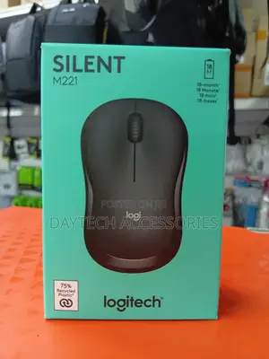 Logitech M221 Silent Wireless Mouse - Charcoal