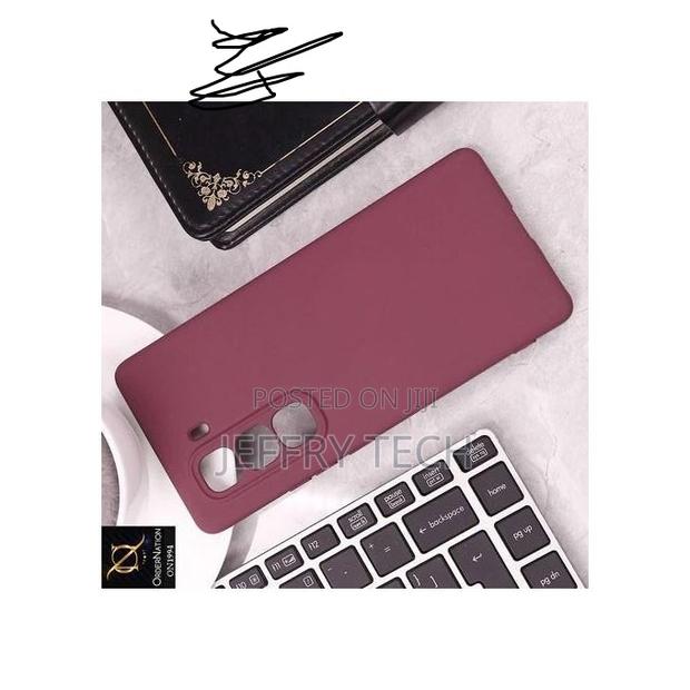 Cover Infinix Hot 50 Pro + (Plus) Liquid Silicone Phone Case-Maroon - thumbnail 2