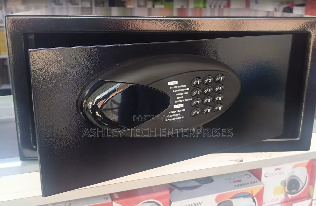 Heavy Duty Hotel Safe Box With Keypad Lock Cash, Documents & Jewelry