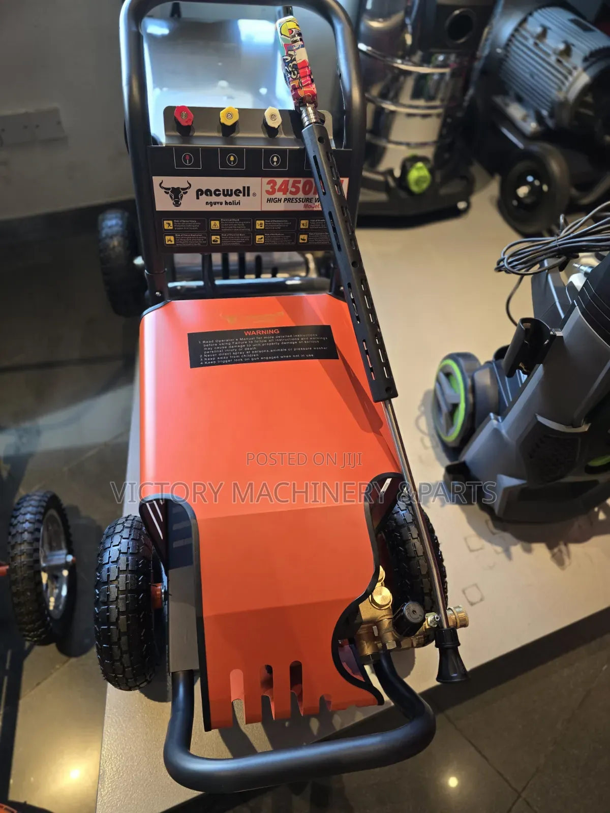 Pacwell 3450psi Pressure Washer Machine High Speed 5hp Motor