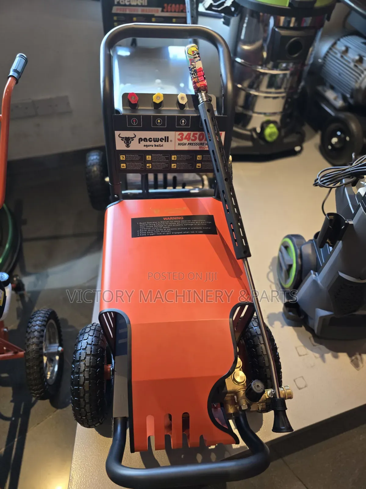 Pacwell 3450psi Pressure Washer Machine High Speed 5hp Motor