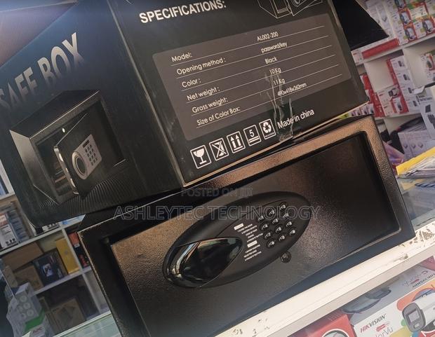 Valuables Safe Box Password Protected Metal Security Locker