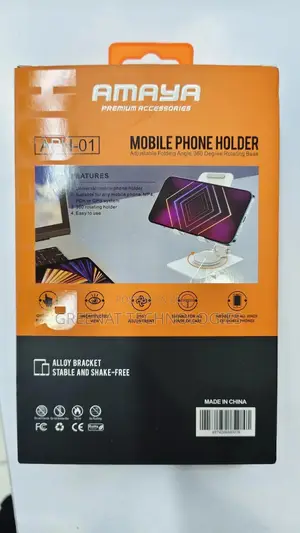 Amaya Aph-01 Foldable Mobile Phone Stand Holder - Universal