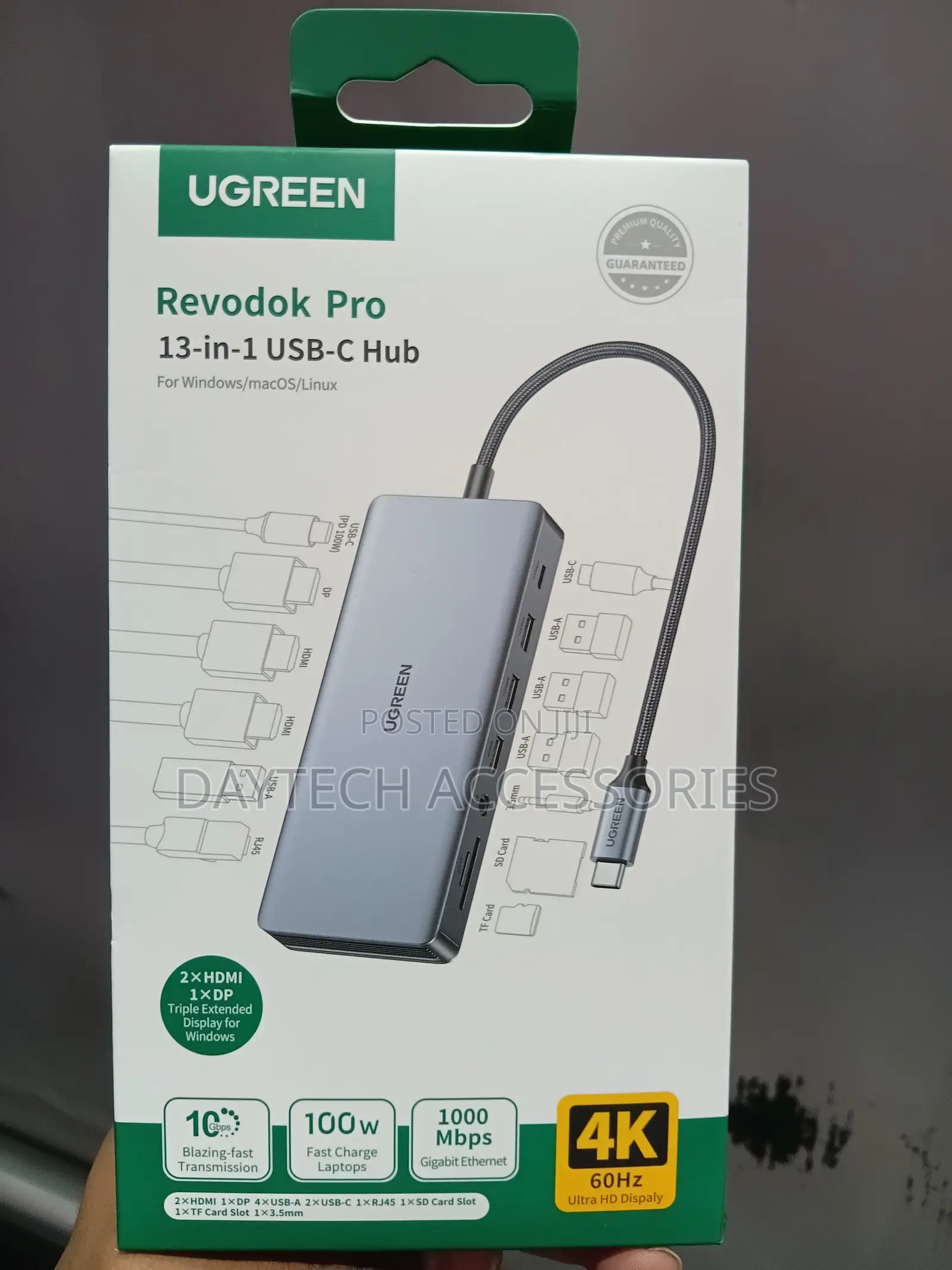 This Is a Ugreen Revodok Pro 13-in-1 Usb-C Hub (Model 15978)