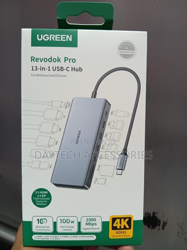 This Is a Ugreen Revodok Pro 13-in-1 Usb-C Hub (Model 15978)
