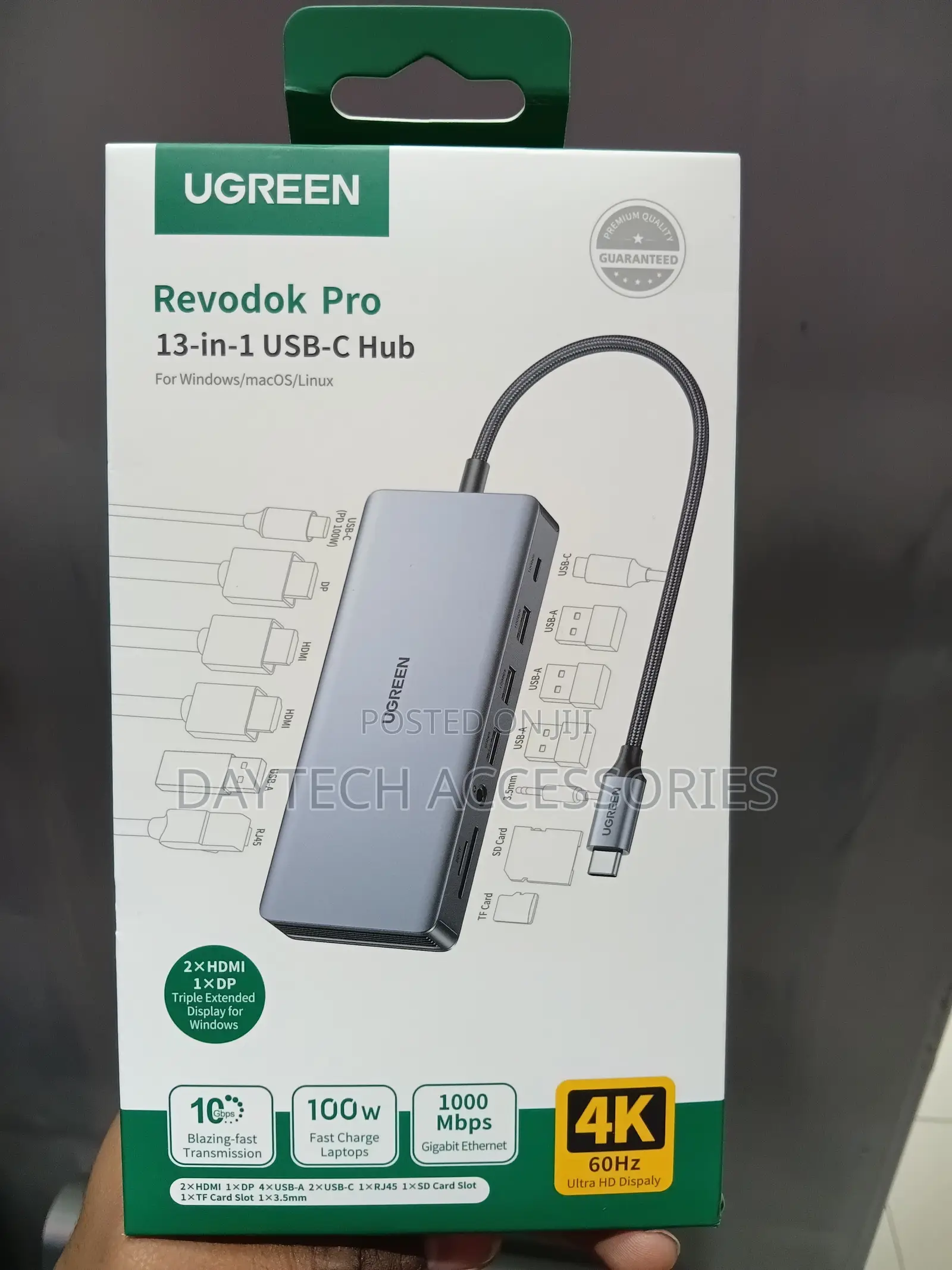 This Is a Ugreen Revodok Pro 13-in-1 Usb-C Hub (Model 15978)