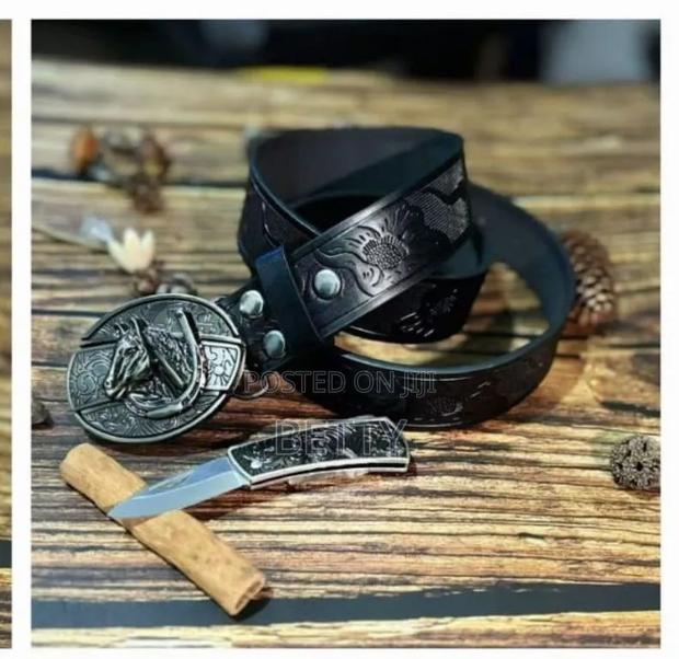 Western Accessories – Hidden Knife Buckle Belts - thumbnail 2