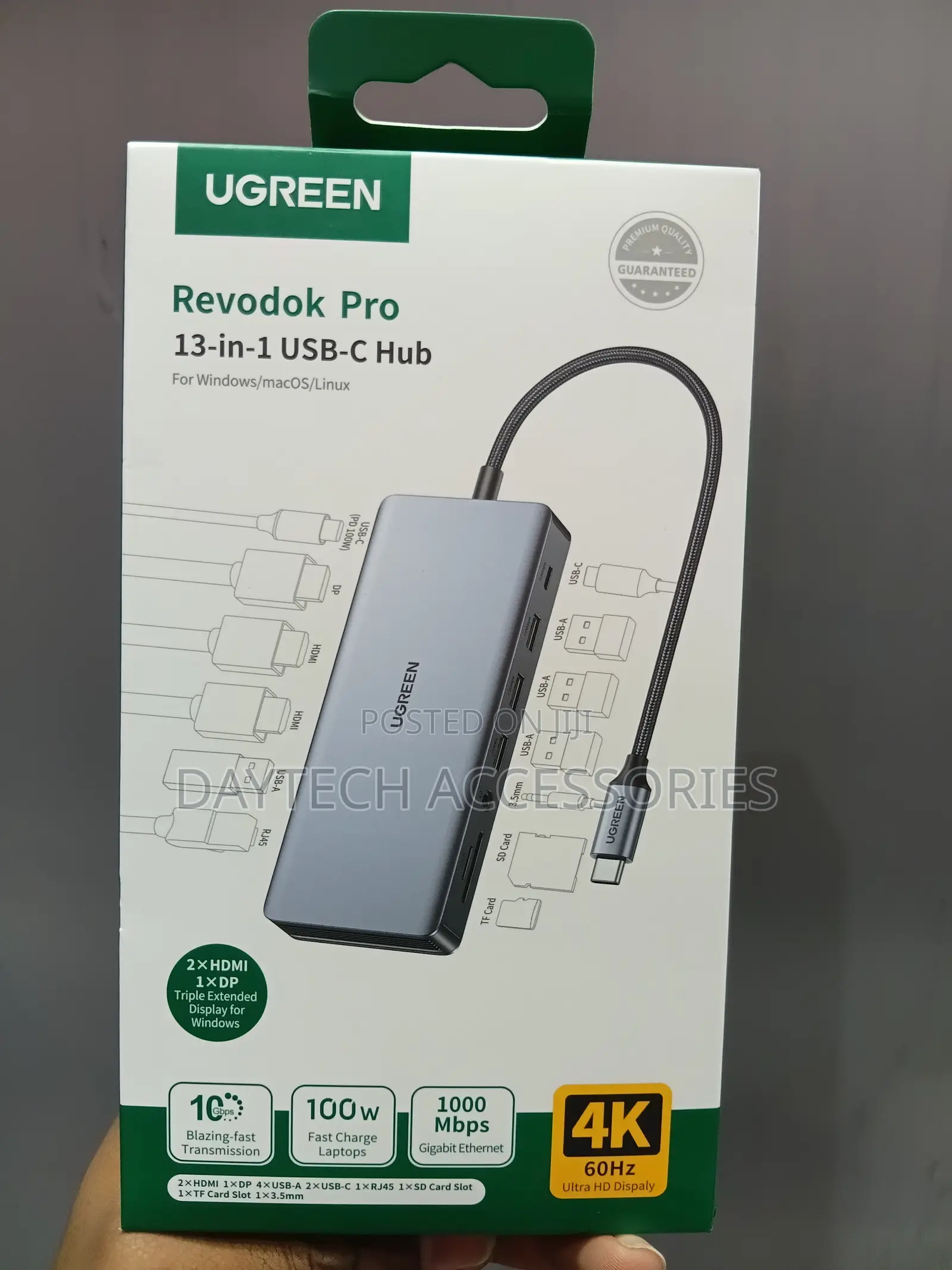 Ugreen Revodok Pro Cm681 15978 13-in-1 Triple Display Docking Station