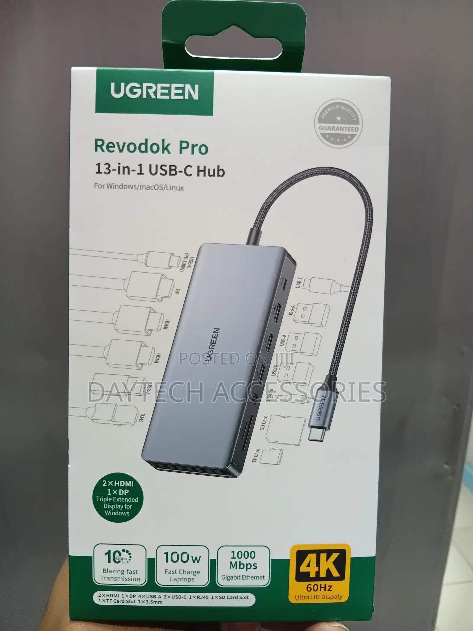 Ugreen Revodok Pro Cm681 15978 13-in-1 Triple Display Docking Station