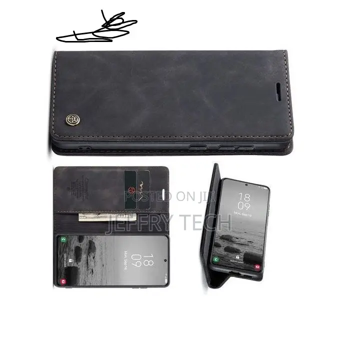 Leather Flip All-Round Protection Cover Case for iPhone 17