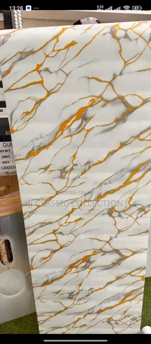 Marble and Pannel Wallpaper