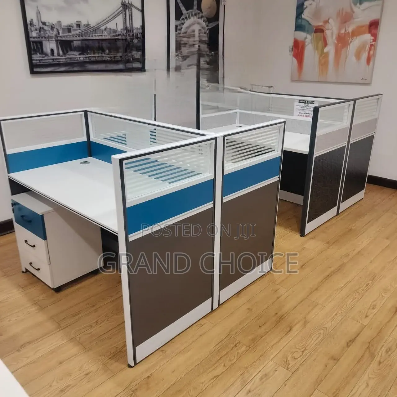 Stylish 2 Way Workstation Desk