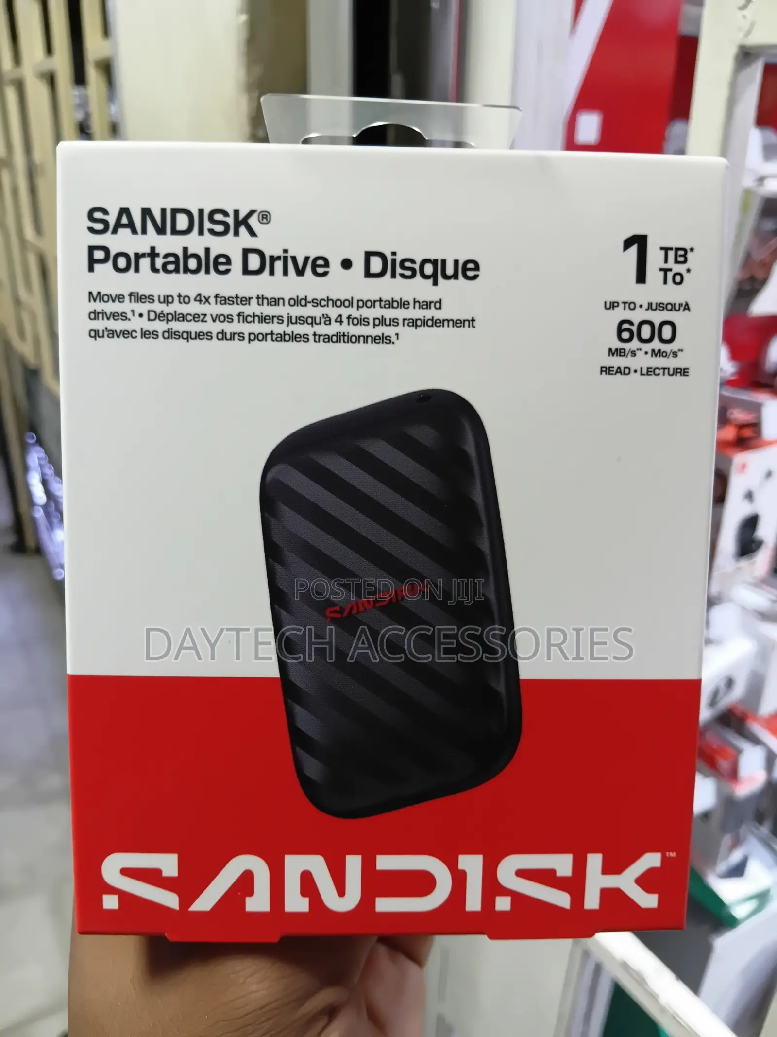 Sandisk Portable External SSD Usb Type-C 1tb.