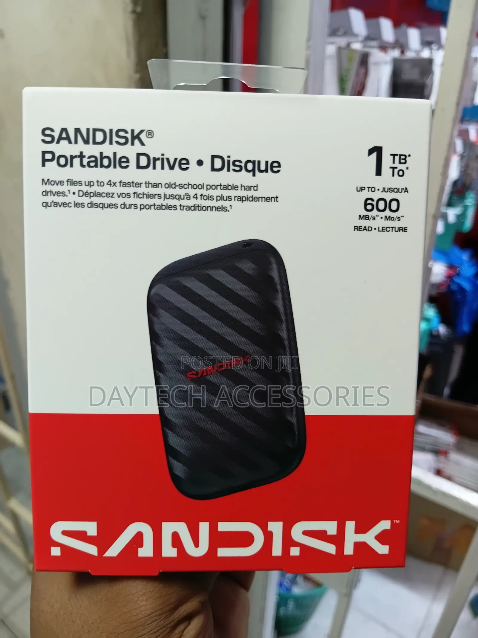 This Is a Sandisk 1tb Portable SSD (Model Sdssde10-1t00-G25)