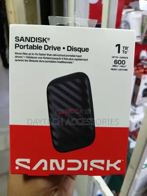 This Is a Sandisk 1tb Portable SSD (Model Sdssde10-1t00-G25)