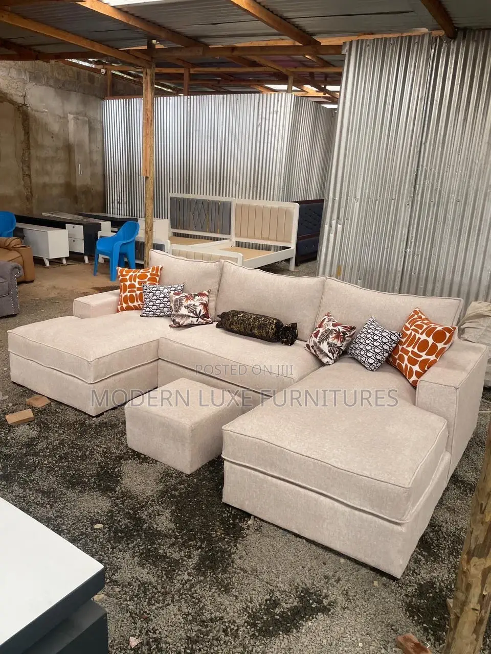 Opaluxe 7 Seater U Sofa /U Sofa/U Shaped Sofa