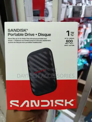 Sandisk E10 1tb Black Portable SSD (Sdssde10-1t00-G25)