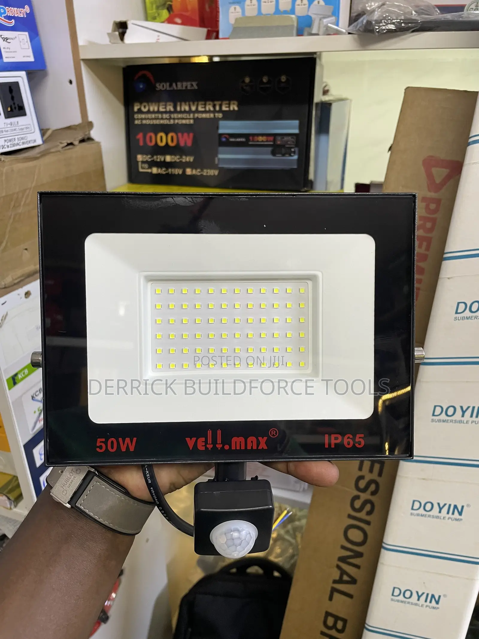 Vellmax 50w Led Motion Sensor Flood Light