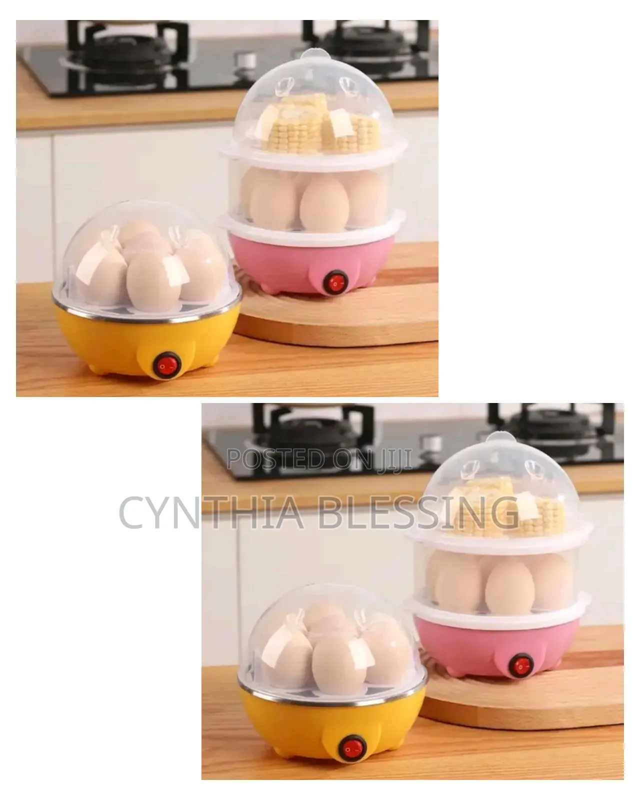 Electric Egg Boiler/Steamer/Poacher/Double_a7