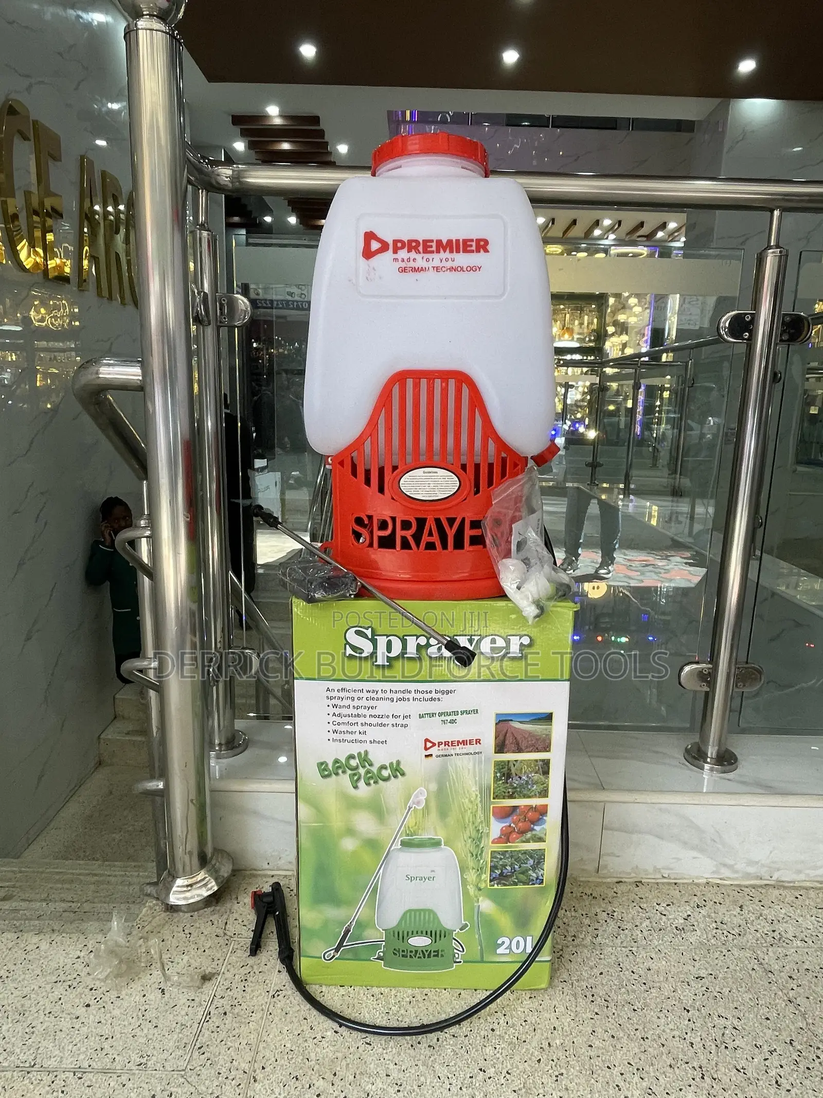 20l Battery Rechargeable Knapsack Sprayer