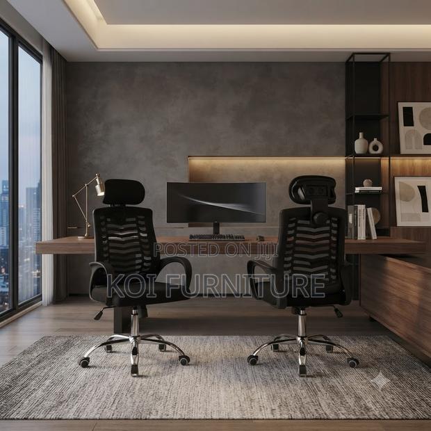 Office Chairs; High Backrest Style Office Seat With Headrest
