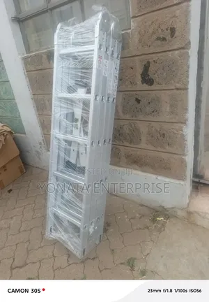 Heavy Duty 4*5 Foldable Aluminum Ladder 5.8m