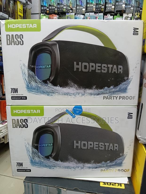 Hopestar A40 80w Waterproof Bluetooth Speaker Perfect for Outdoors - thumbnail 3