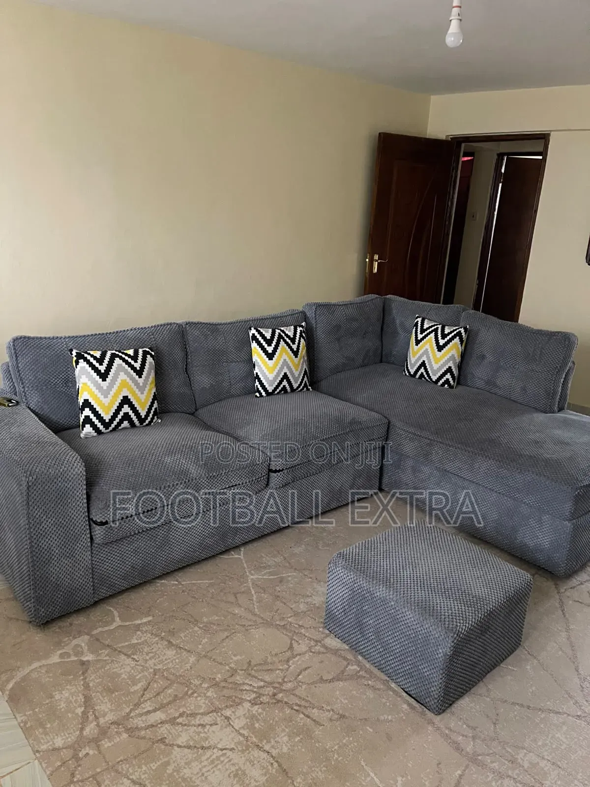 L Shaped Seats With Spring Cushons