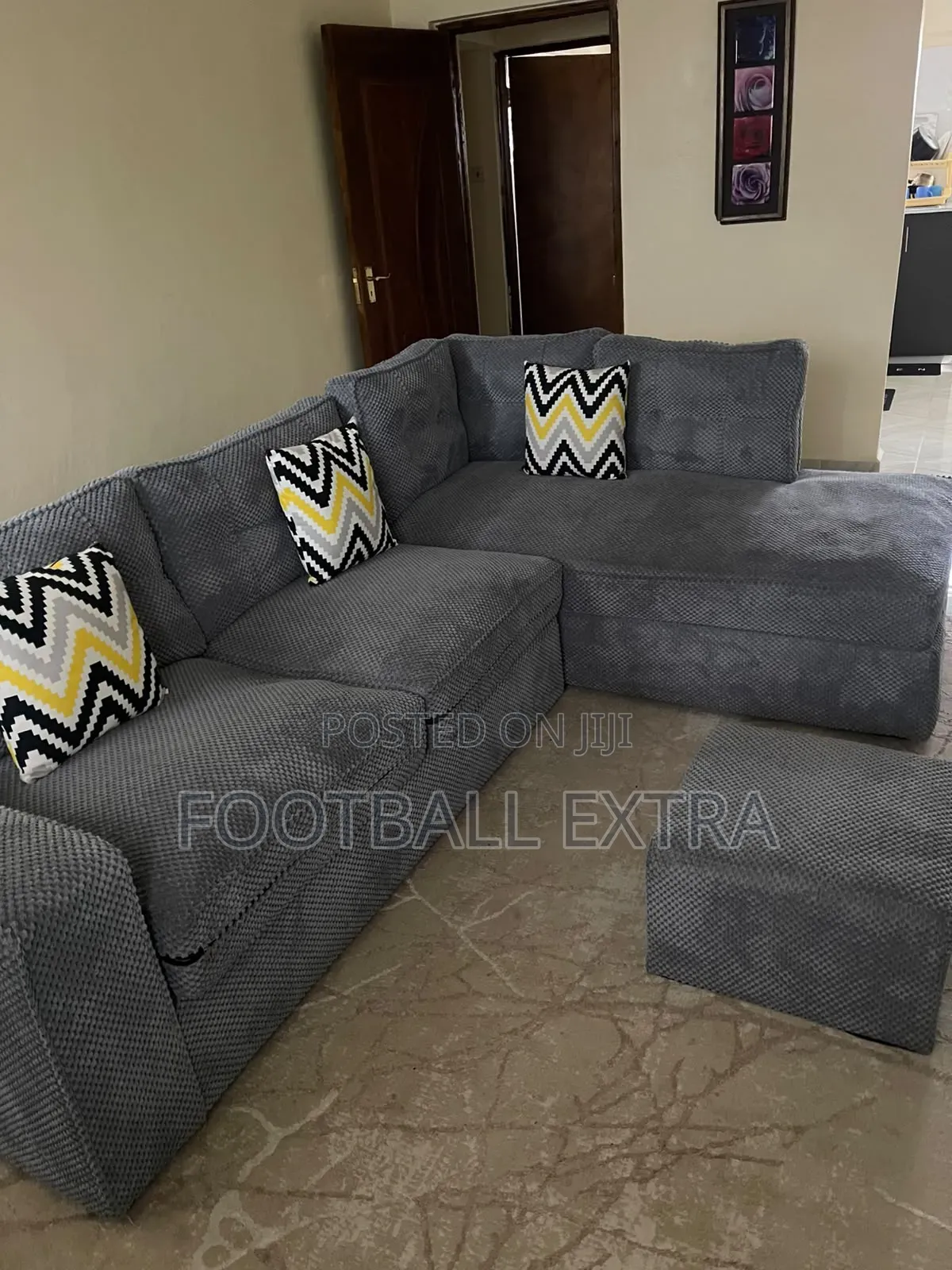 L Shaped Seats With Spring Cushons