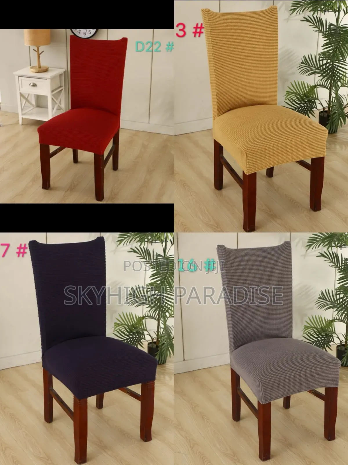 New Arrival *Dinning Seat Covers* 6pc