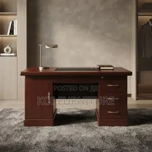 Office Desk; 1.2 Meter Elegance Functionality Mahogany Desk