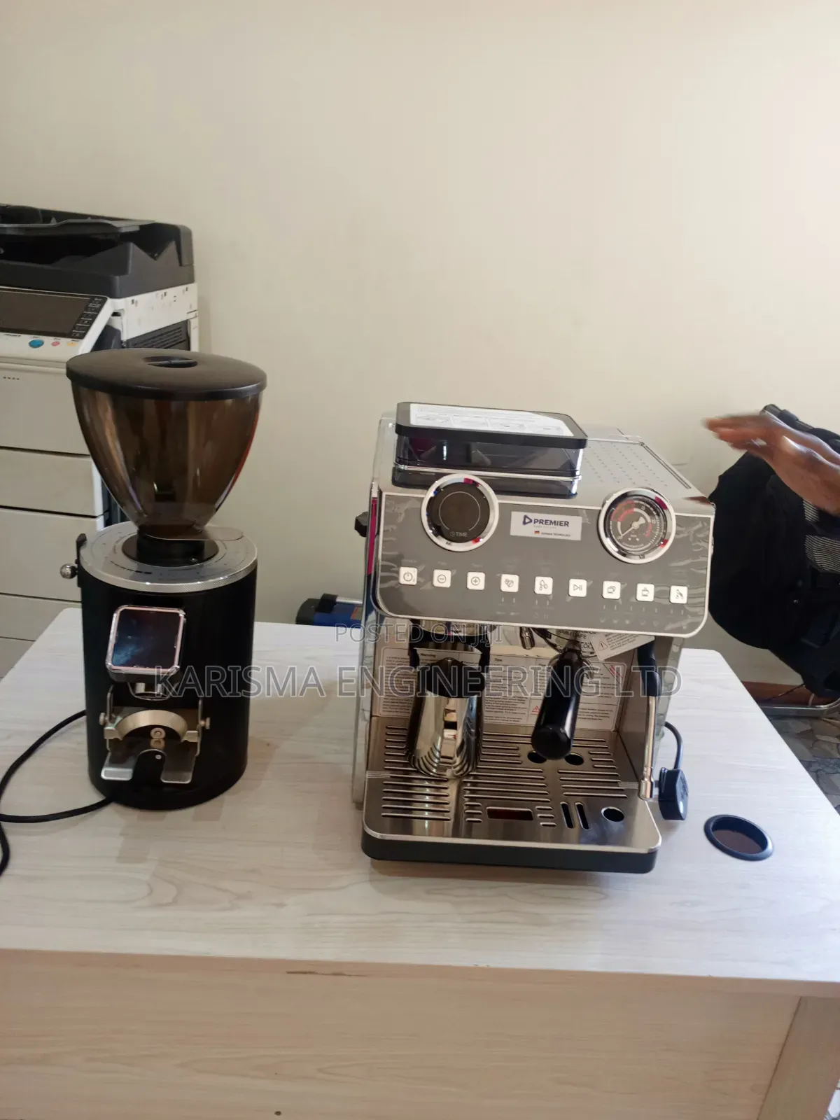 Espresso Machine and Coffee Grinder