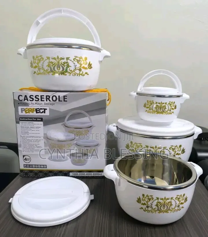 4 Pc Hotpot Casserole