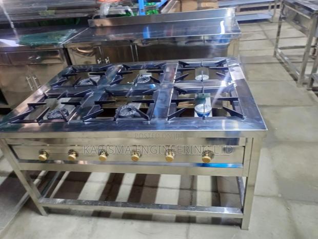 Commercial 6 Burner Cooker