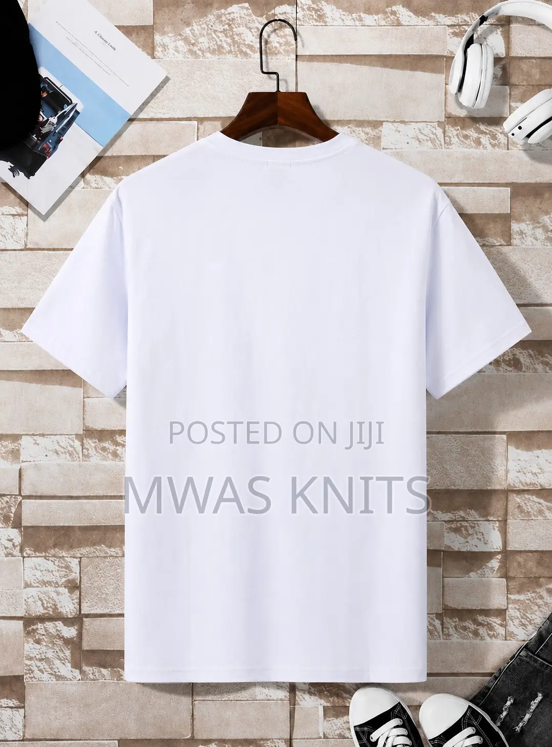 White Round Neck T-Shirt